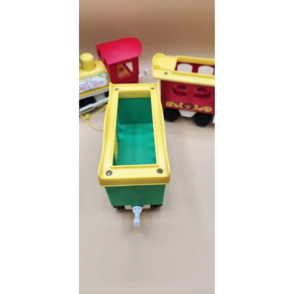 Vintage 1973 Fisher Price Little People Play Family Circus Train 991